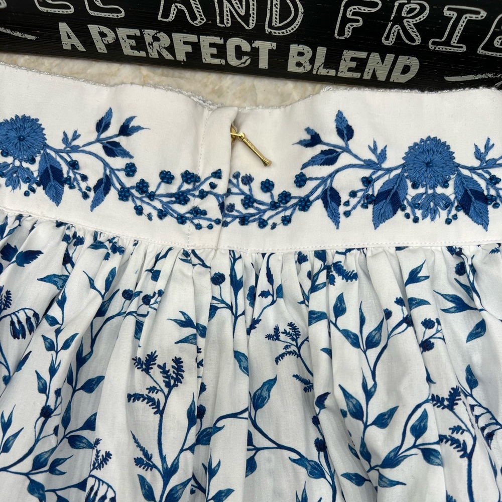 AGUA BY AGUA BENDITA Arandano Floral Cotton Mini Skirt - Picture 8 of 12